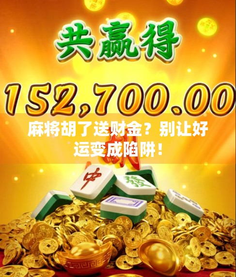 麻将胡了送财金？别让好运变成陷阱！