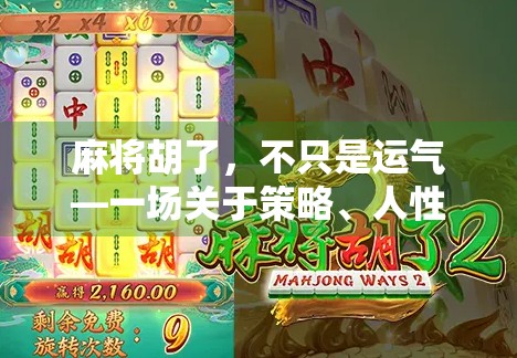 麻将胡了，不只是运气—一场关于策略、人性与生活的博弈