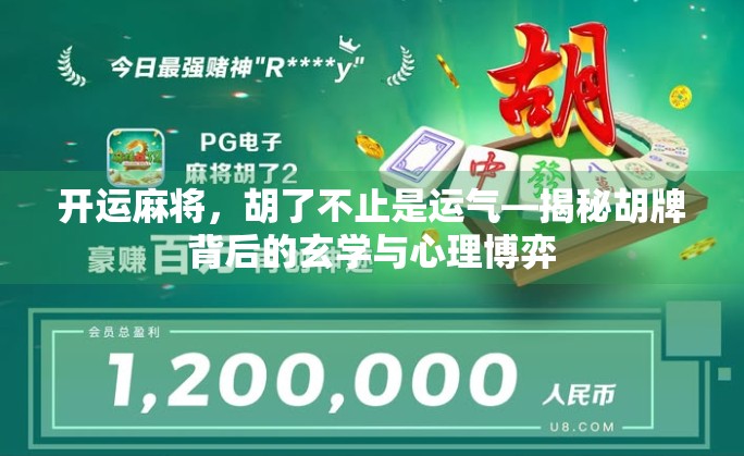 开运麻将，胡了不止是运气—揭秘胡牌背后的玄学与心理博弈